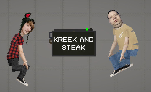 YouTubers Steak and Kreekcraft 1
