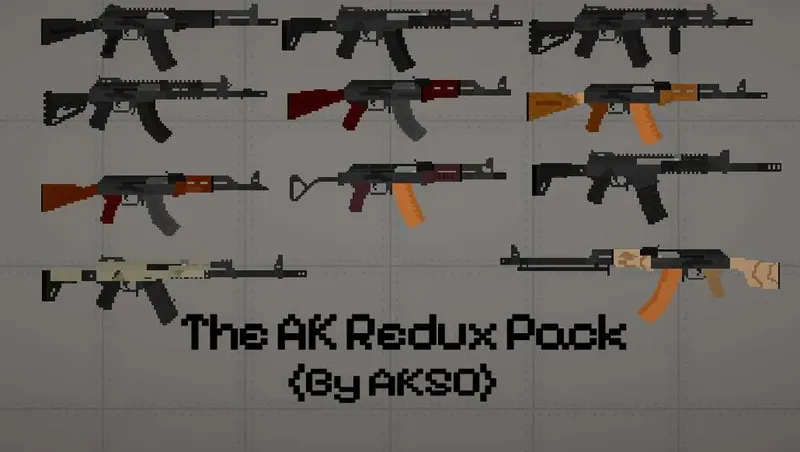 The AK Redux Guns Big Pack 1