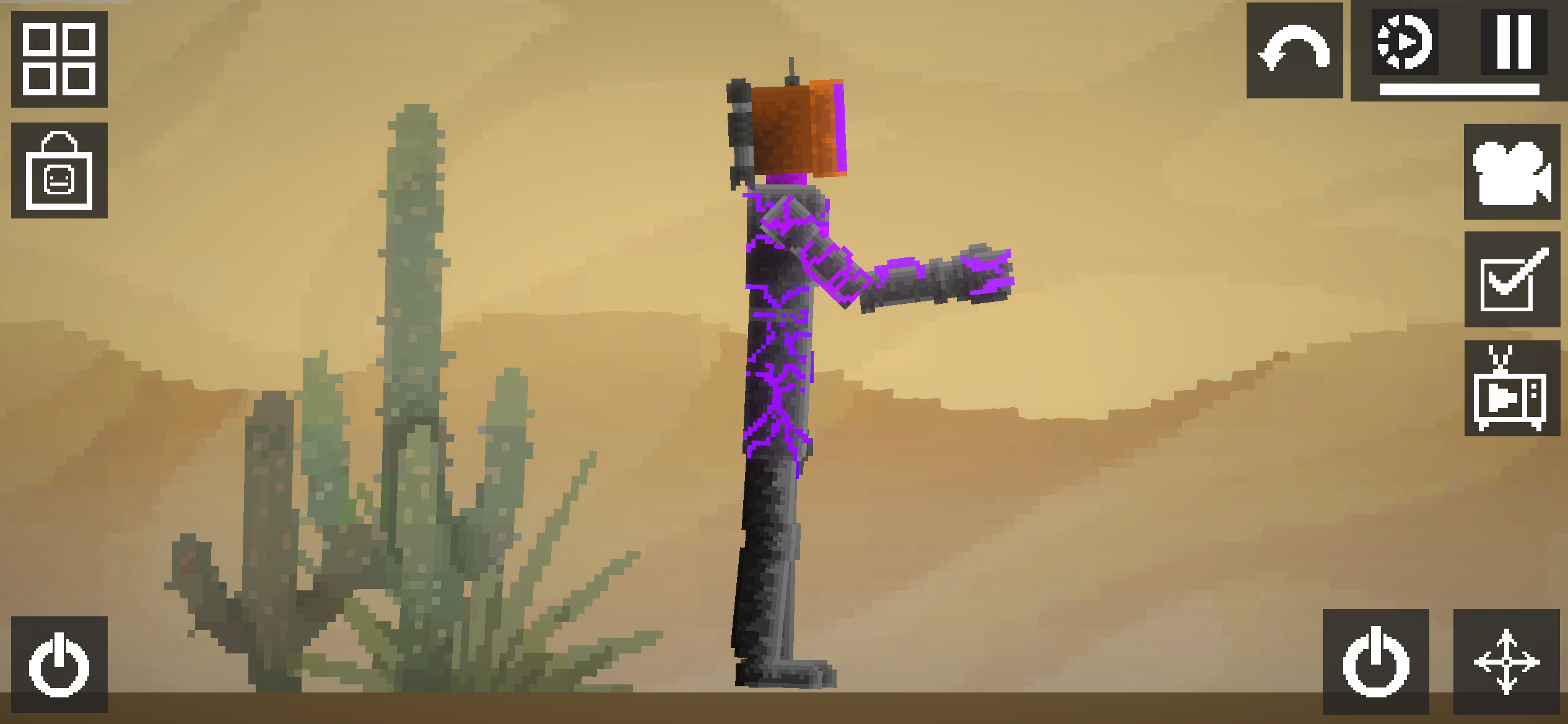 Tv woman purple 1