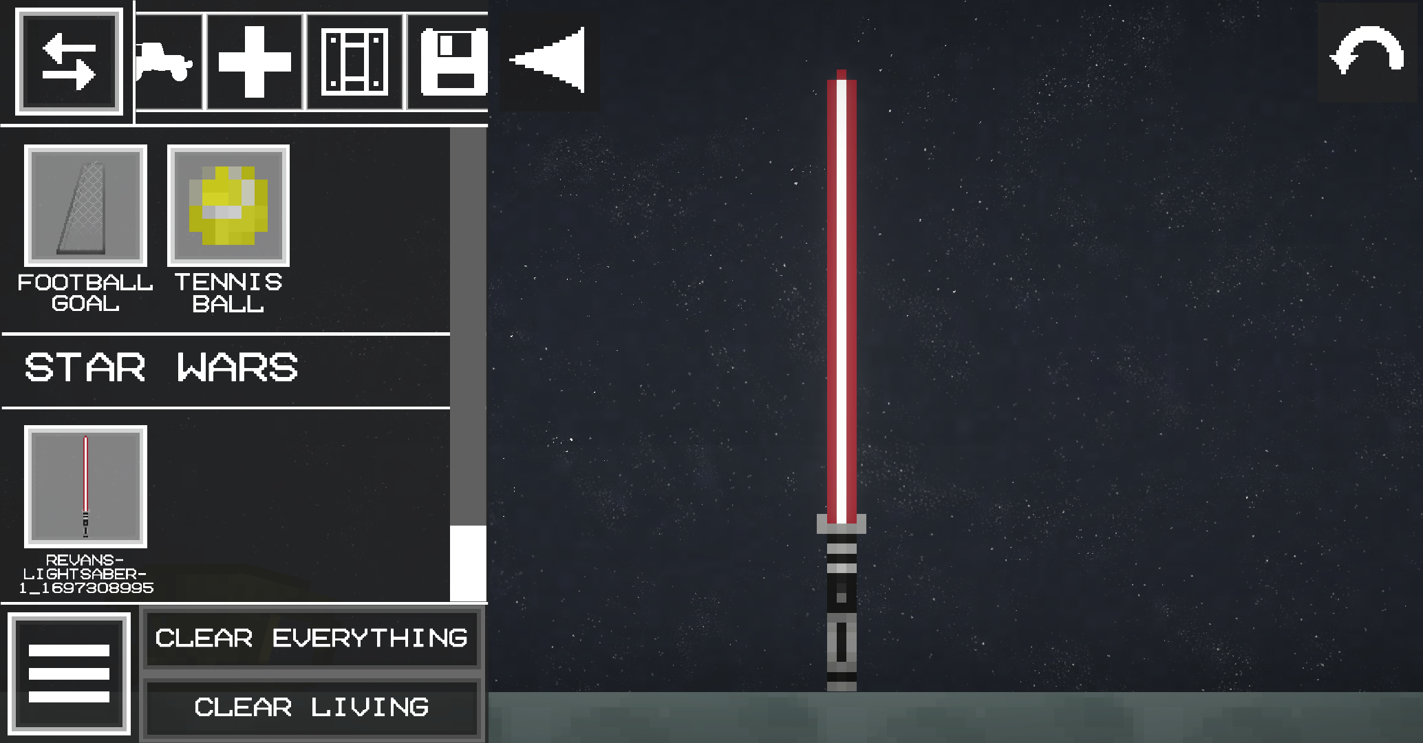 Light saber from star wars 1