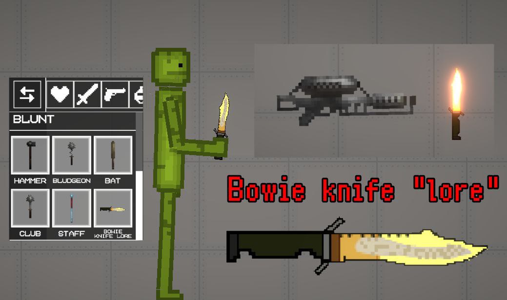 Bowie knife “lore” 1