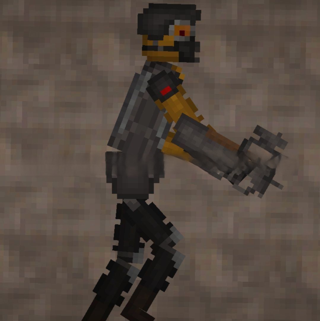Operative Ε-11 “Nine-Tailed Fox” from the game SCP:Contaiment Breach 1
