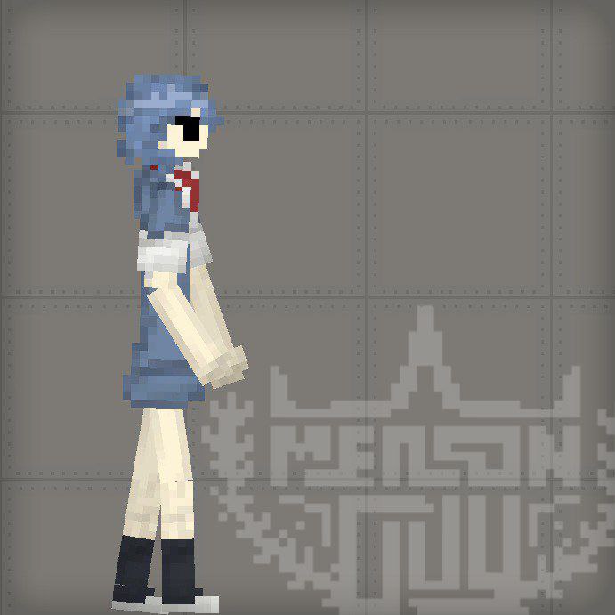 Ayanami Rei from the anime “Evangelion” 1