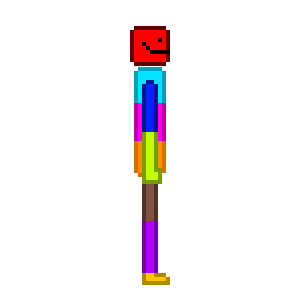 the colorful man 1